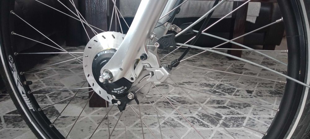 Rower męski Unibike Globbtroter 21" srebrny