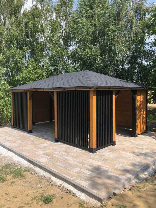 Altana ogrodowa- produkcja i montaż- różne modele i metraże- wiata