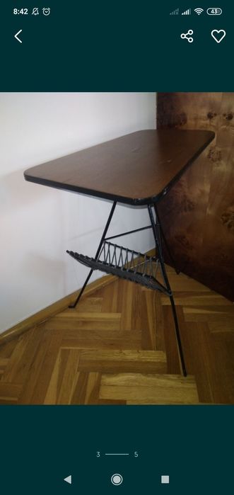 Stolik gazetnik vintage