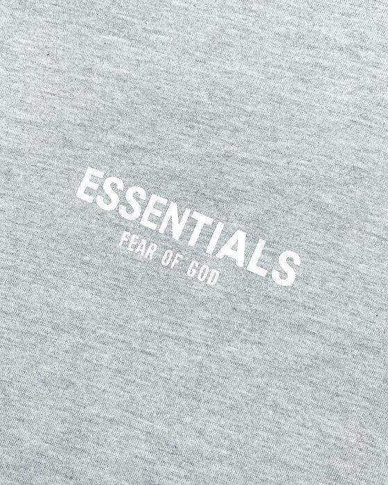 Футболка Fear Of God Essentials Boxy Logo T-Shirt Gray