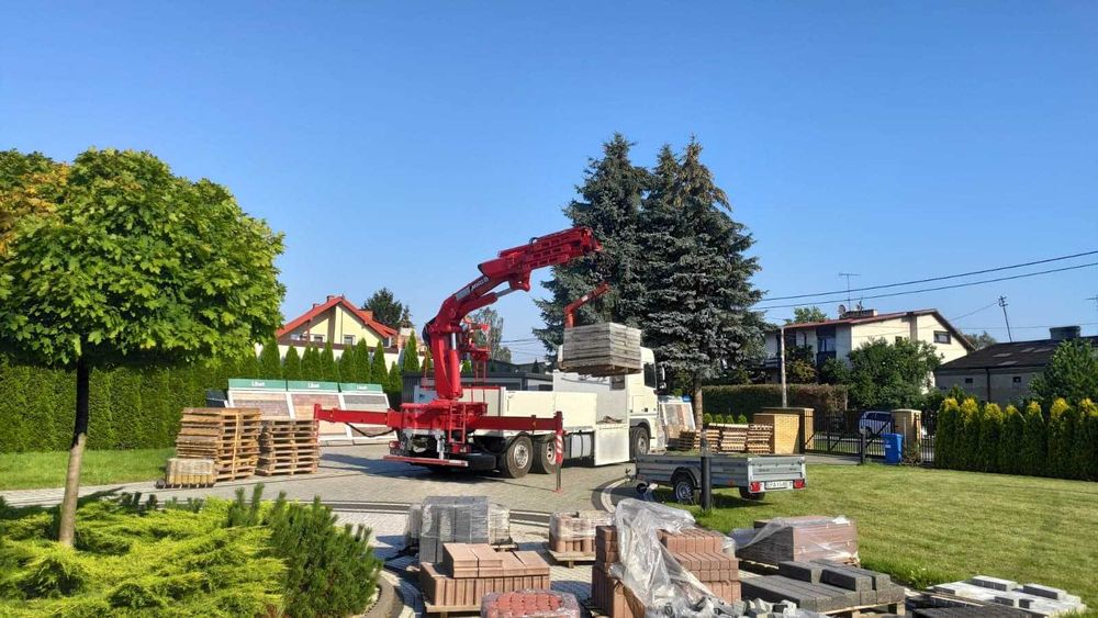 Usługi HDS - załadunek, rozładunek, transport, kostka brukowa
