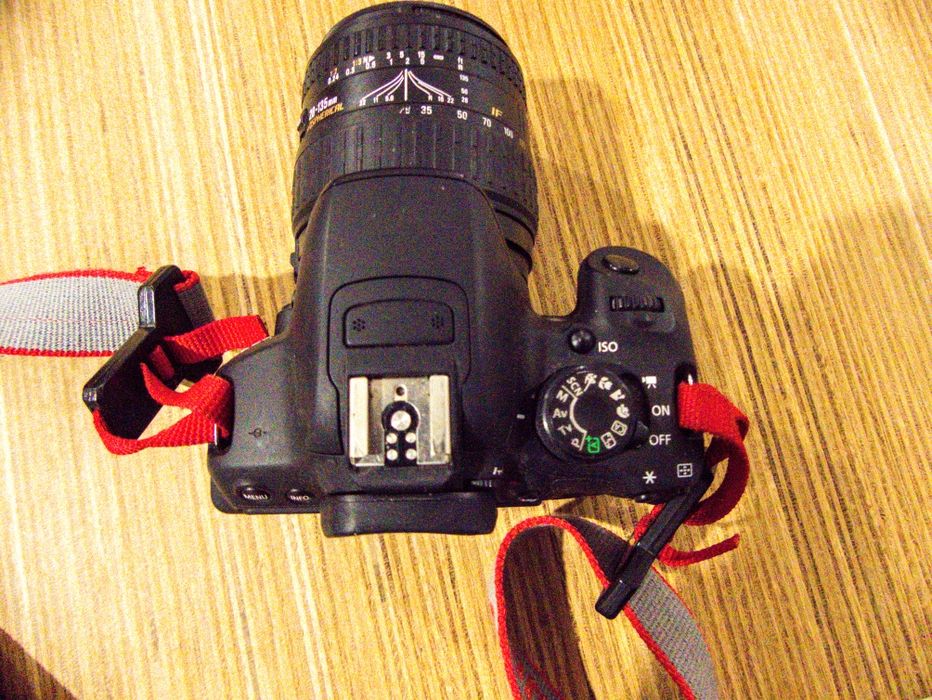 Canon 700d com vários acessórios