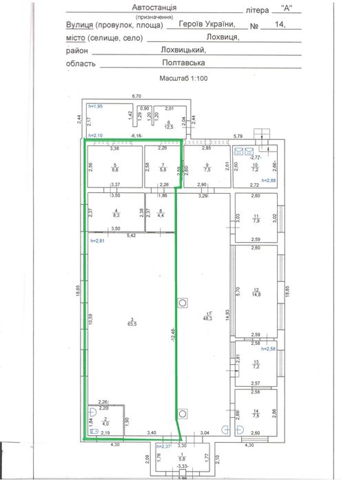 м. Лохвиця, Автостанція. Оренда вільного призначення.