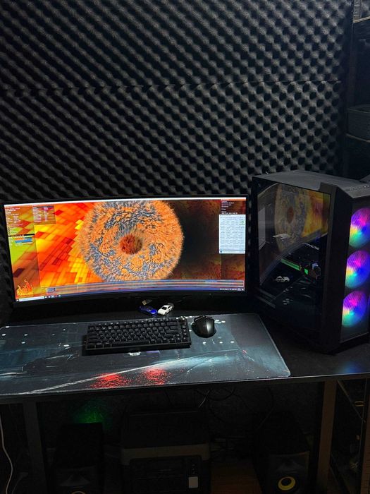 Ігровий Комп’ютер / ПК Intel Core i3-10100F 4.3 ГГц (4-8) / DDR4 16Gb Kingston / SSD 256Gb / GTX 1080 8Gb