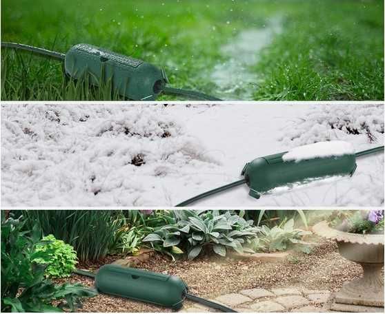 Caixa elétrica estanque proteção de tomadas de extensões.