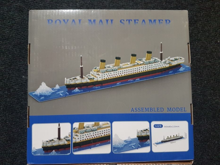 Klocki Titanic nie LEGO 1850 el.