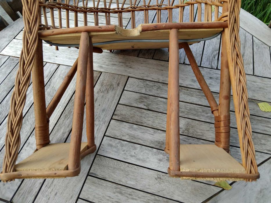 Fotelik wiklinowy na rower