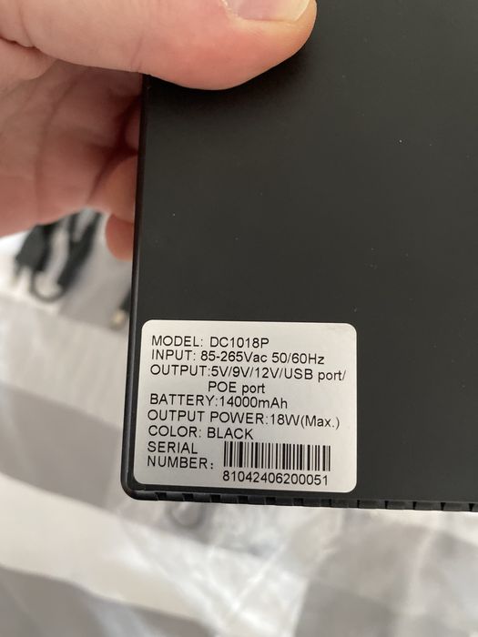 Безперебійник (UPS) ДБЖ для WI-Fi роутера 5/9/12V 12000 /14000 mAh