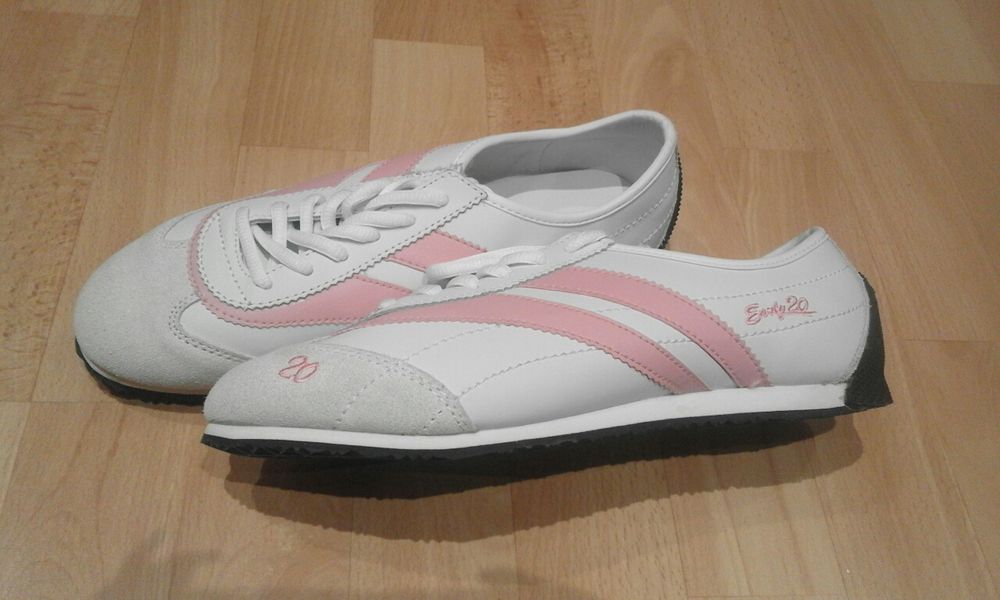 Buty Tenisowki NOWE 39 białe różowe