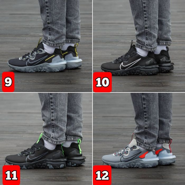 БЕЗ ПЕРЕДПЛАТИ‼️ Кросівки Nike React Vision / Унисекс, 36-45, ПРЕМІУМ