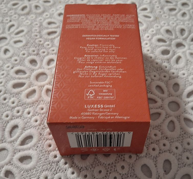Perfum damski Bugatti Eleganza ambra 60 ml nowy