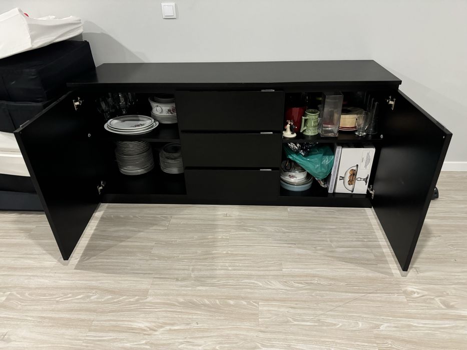 Solid Black Wenge Sideboard64741075833601121