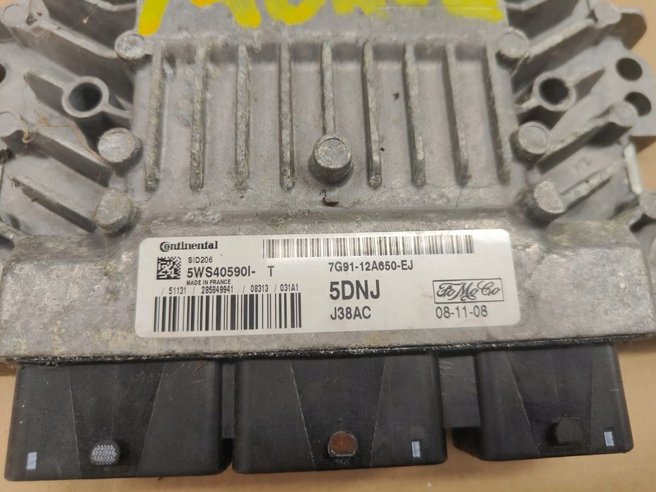 ford mondeo komputer sterownik silnika 7g91-12a650-ej continental
