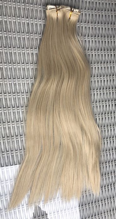 Premium Ultra Włosy doczepiane, naturalny blond, 16 klipsów, 317.