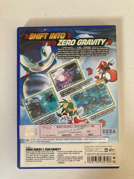 PS2 - Sonic Riders - Zero Gravity