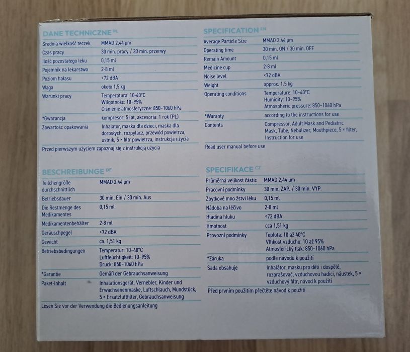 Inhalator Diagnostic Nano NOWY