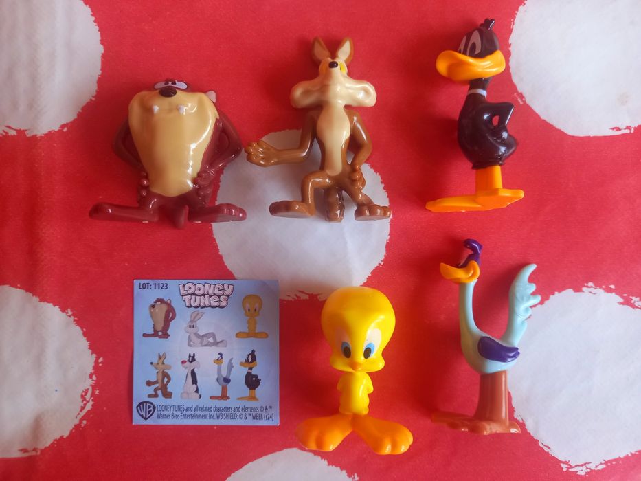 NOWE 5x figurka figurki looney tunes miami zwariowane melodie tort