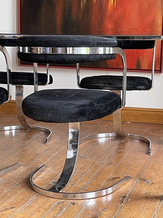 Boris Tabacoff krzesło do jadalni. Mid century modern