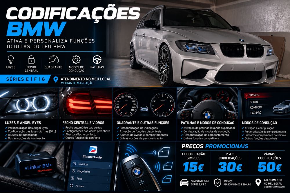 Codificações BMW | BimmerCode | Funções Ocultas