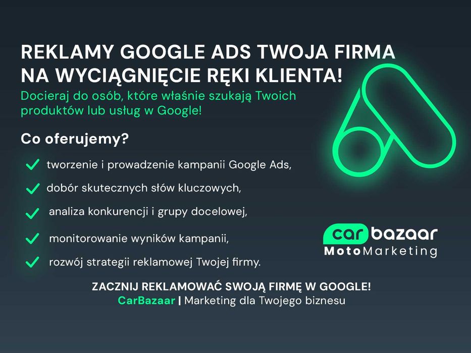 Google Ads dla firm - konfiguracja i obsługa kampanii