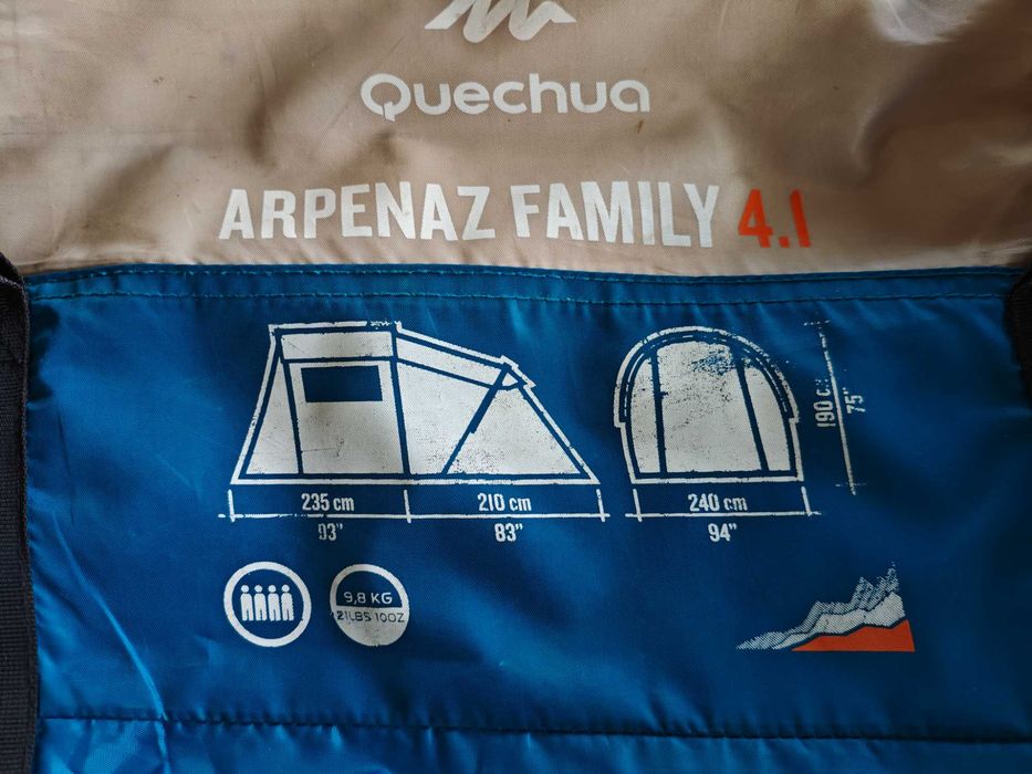 Namiot quechua famili 4.1