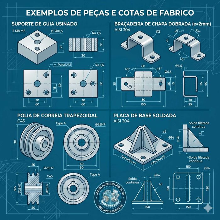 Serviços Freelance de CAD e Modelação 3D