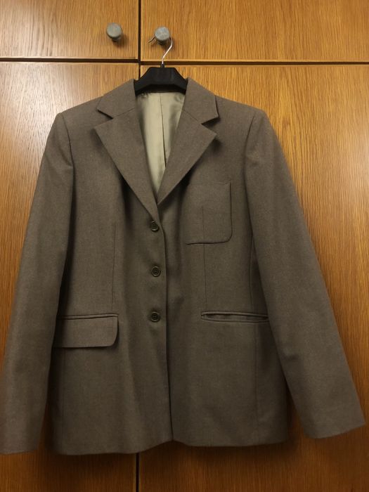 Blazer castanho lã novo