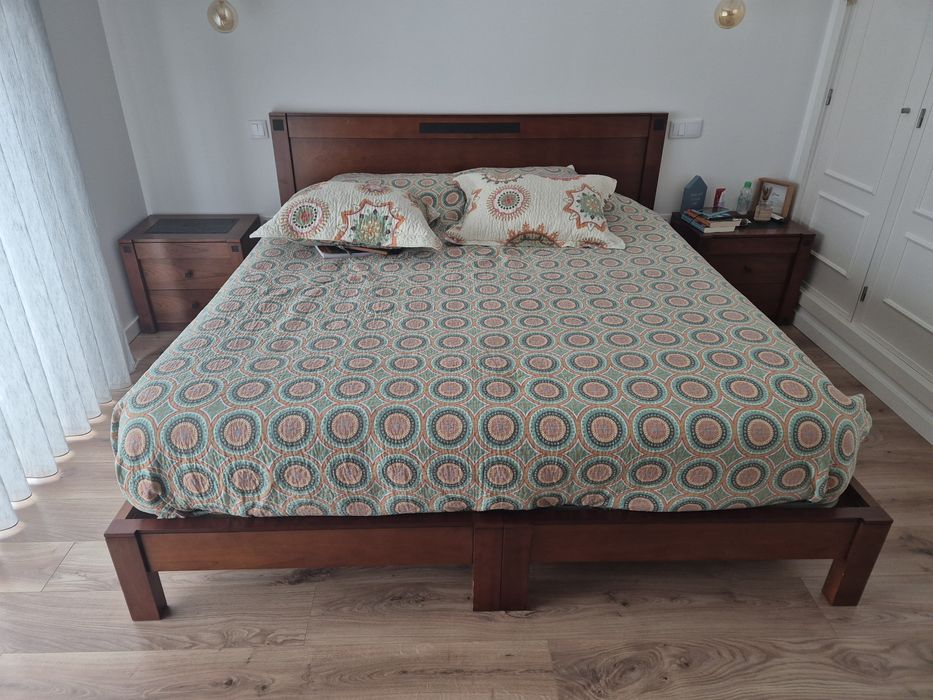 Mobilia quarto casal madeira maciça