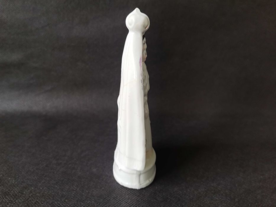 Stara przedwojenna figurka Matka Boska z Dzieciątkiem porcelana Śląska