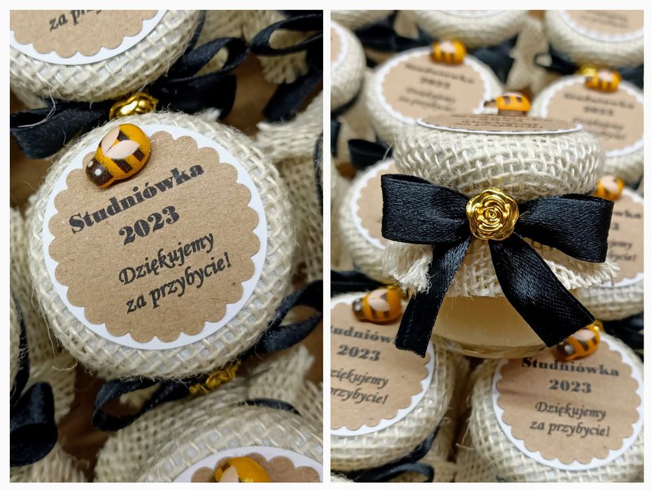 Podziękowania dla gości miód 40,80,130 ml