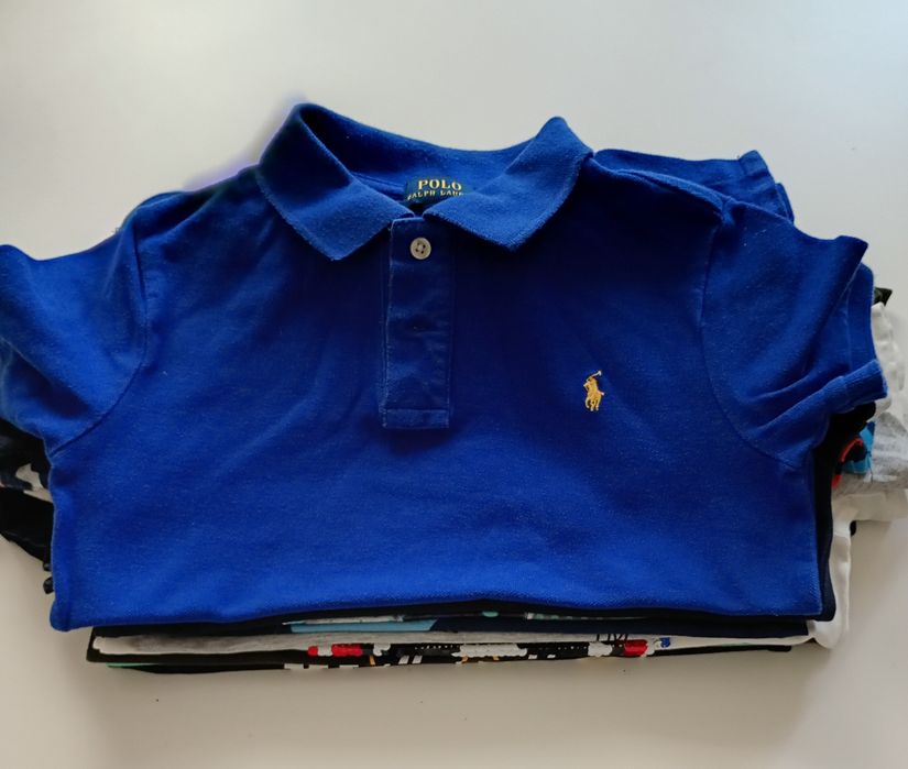 T-shirty z krótkim rękawem rozm. 122 zestaw