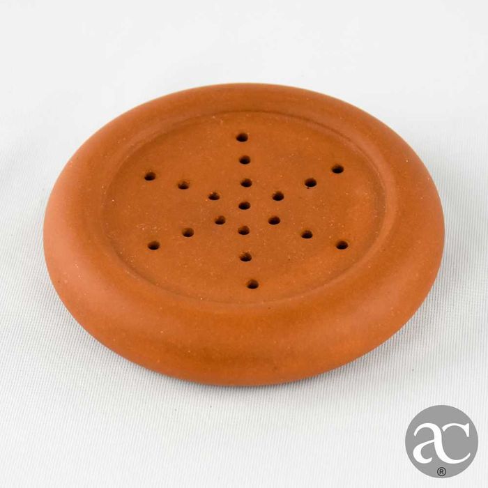 Bule Yixing em terracota, China, tampa e aplicações em metal  e base