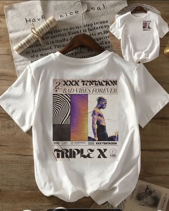 (М жен) НОВАЯ женская футболка XXXTENTACION белая мерч рэп rap zara