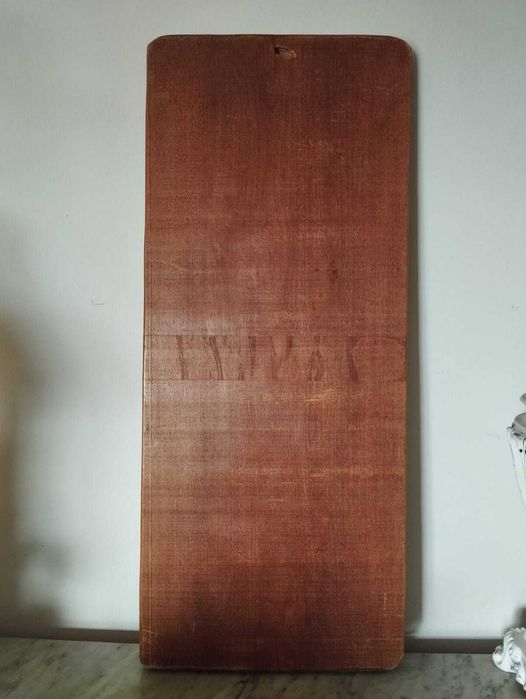 Placa Tribal Africana Madeira Esculpida