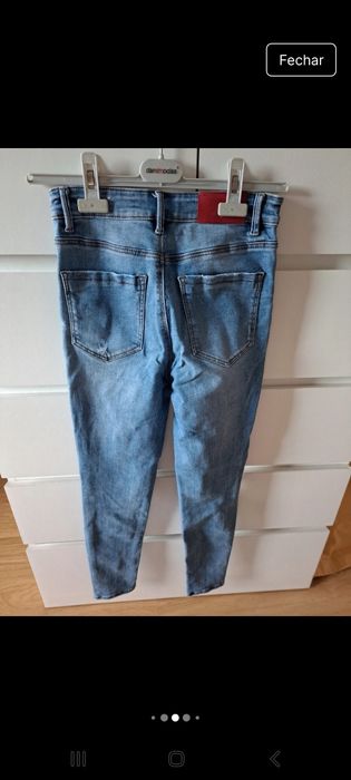 Calças de ganga stradivarius 36 de mulher