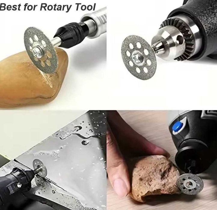 Набор алмазных отрезных дисков резаков для гравера 22мм. 10шт.