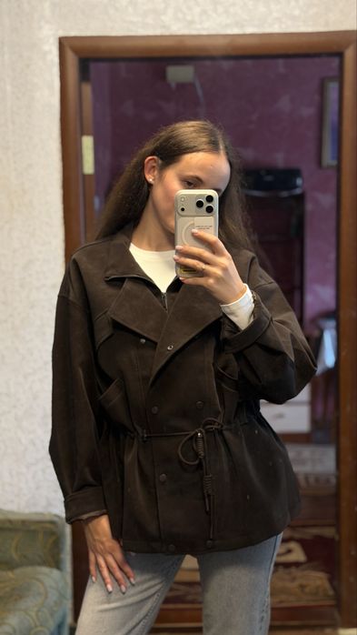 Шоколадна  куртка косуха