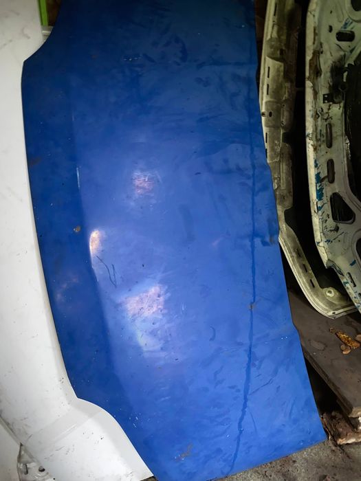 Капот/Форд/ Ford transit 2.5 tdi-di-d 1990-2000 год белый синий