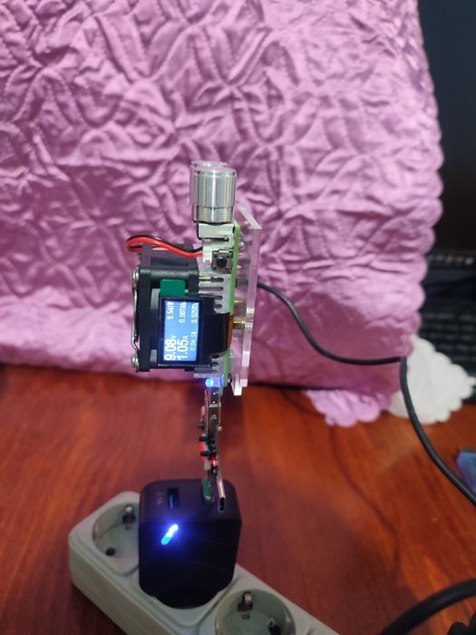 Мощная USB-нагрузка и USB-тестер JUWEI JW-D2LCDS-35W (J7-f) + триггер