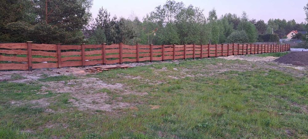 Płot drewniany typu "Rancho"