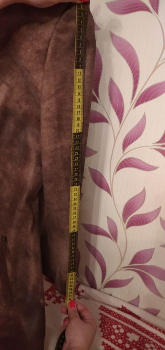 Плащ женский кожаный.