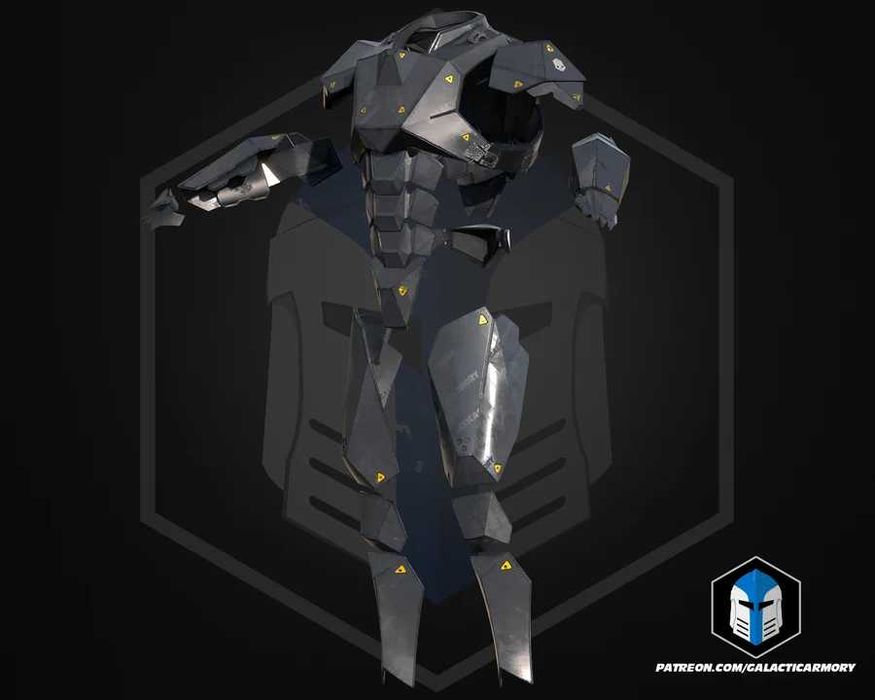 Zbroja Cosplay Null Cipher - Helldivers 1:1