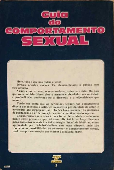 Guia do comportamento sexual, Dubois Caballero