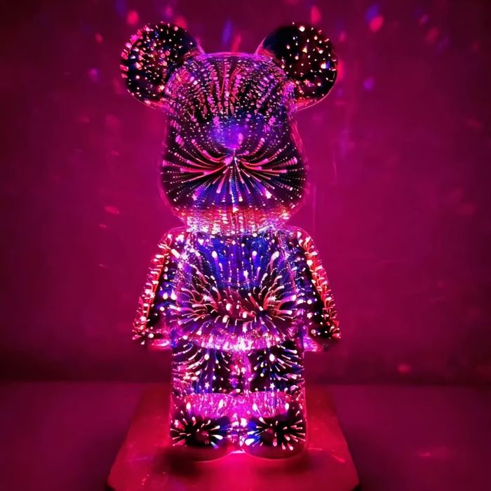 Новий Світильники-нічник Bearbrick 8 кольорів RGB підсвітки