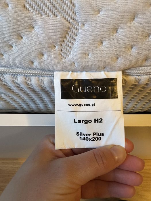 Materac GUENO Largo H2 Silver Plus 140x200