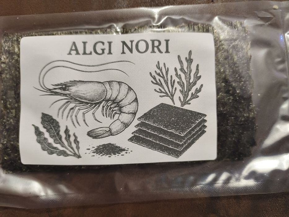 Morskie Algi Nori dla krewetek i ryb