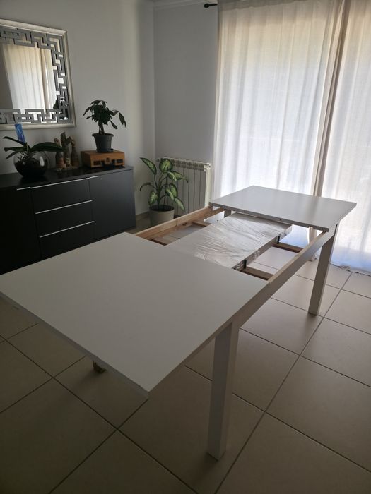 Mesa refeições extensível
