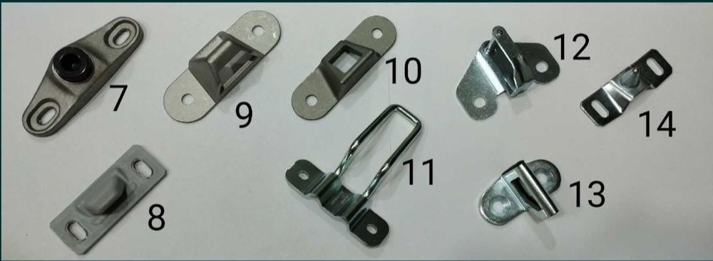 FIAT DOBLO Добло Ручка дверей бокова, задня, водійська, личинка, замок