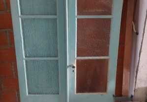 Portas duplas Madeira Maciça Antigas