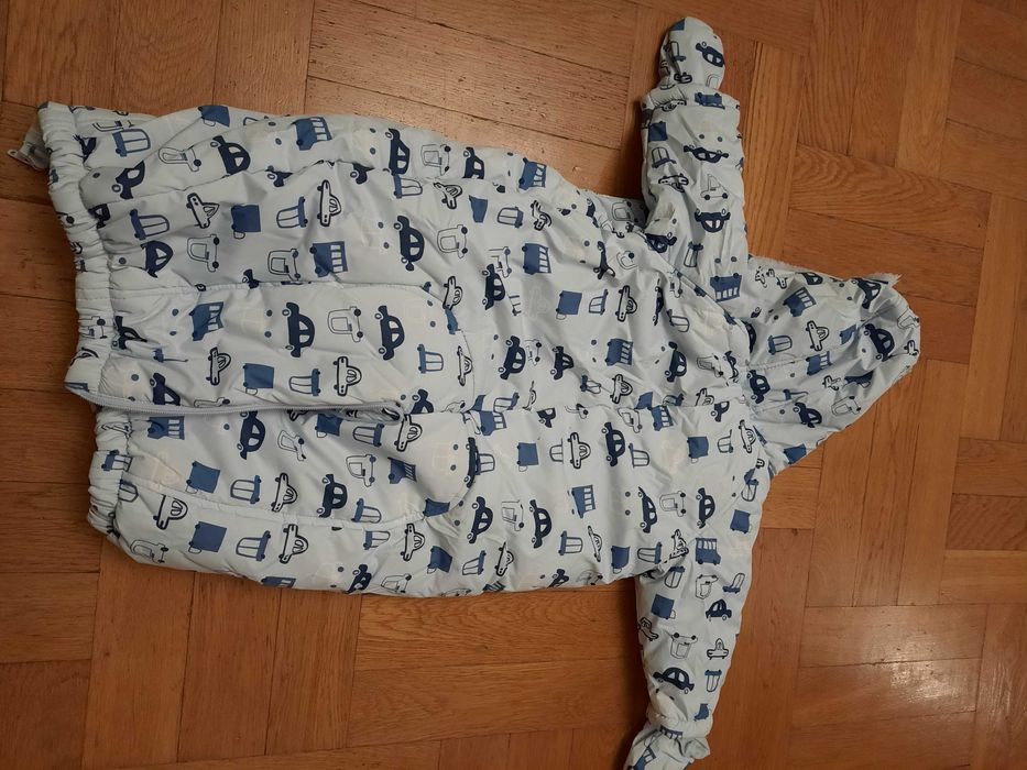 Dziecięcy kombinezon kurtka zimowa dla noworodek 3-6 miesięcy